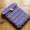 Crochet phone pocket