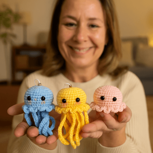 Crochet octupus jellyfish