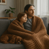 20251018_1337_Cozy Living Room Moment_remix_01k7vn377ee23s151ndmxn5npn Crochet Blanket pattern PDF