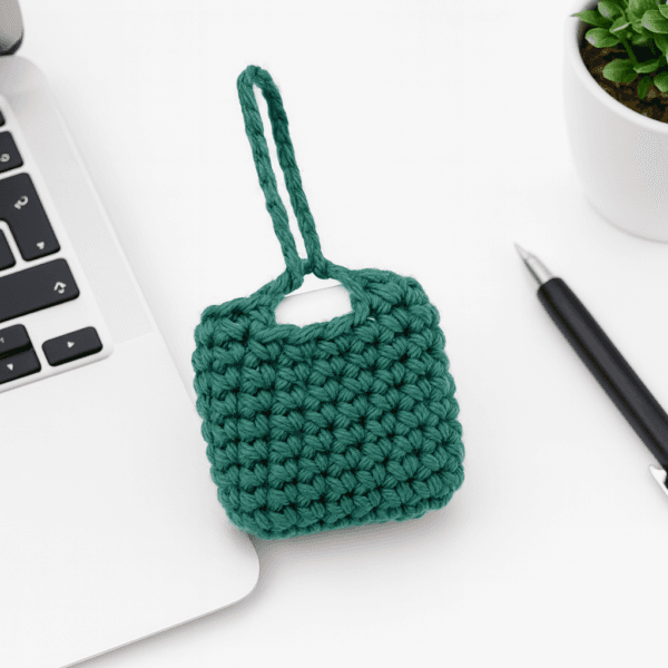 Crochet AirPods Case Pattern PDF – Beginner Hanging Case for AirPods & AirPods Pro