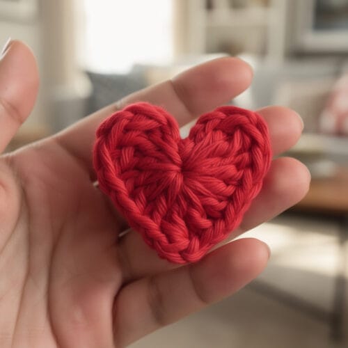 crochet heart