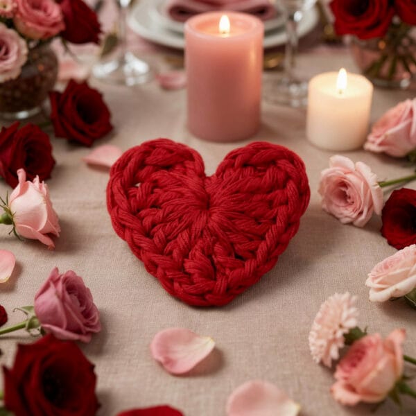 Sweet Crochet Heart Pattern
