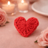 crochet heart valentine gift Beginner Crochet Heart Pattern PDF – Easy Step-by-Step Tutorial