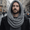 Cozy Hooded Scarf (Scoodie) – Beginner Crochet Pattern PDF
