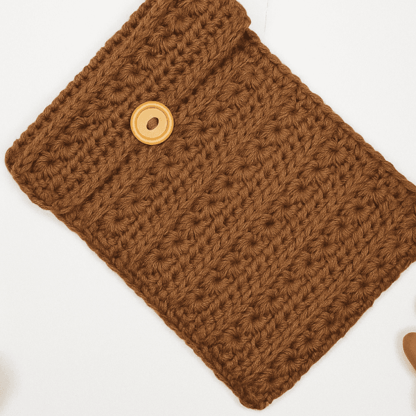 Crochet kindle pouch