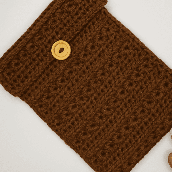 crochet tablet pouch