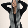 Cozy Hooded Scarf (Scoodie) – Beginner Crochet Pattern PDF