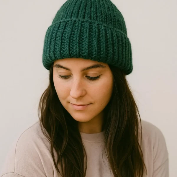 Slip Stitch Beanie Crochet Pattern PDF | Easy Beginner Hat