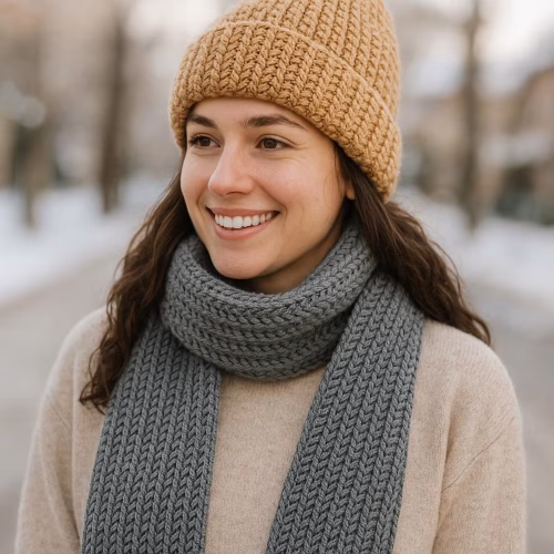 Crochet beanie
