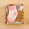 Crochet baby socks
