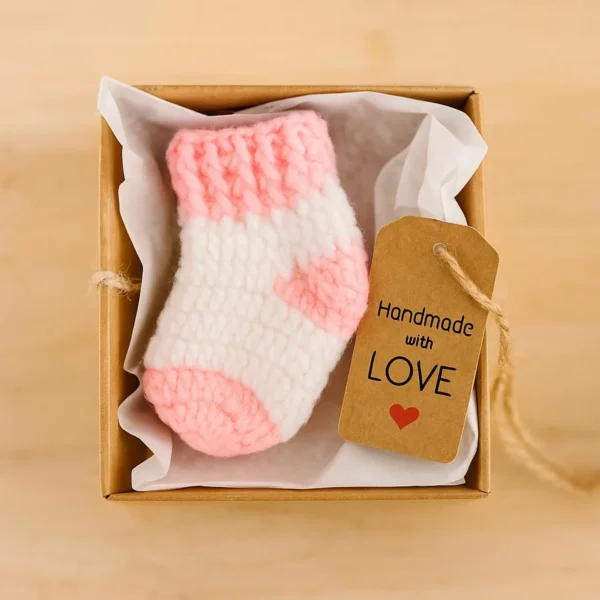 Crochet baby socks