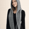 Cozy Hooded Scarf (Scoodie) – Beginner Crochet Pattern PDF