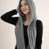 Cozy Hooded Scarf (Scoodie) – Beginner Crochet Pattern PDF