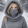 Crochet Balaclava – Beginner Friendly Turtleneck Hoodie Pattern