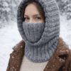 Crochet Balaclava – Beginner Friendly Turtleneck Hoodie Pattern