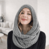 Cozy Hooded Scarf (Scoodie) – Beginner Crochet Pattern PDF