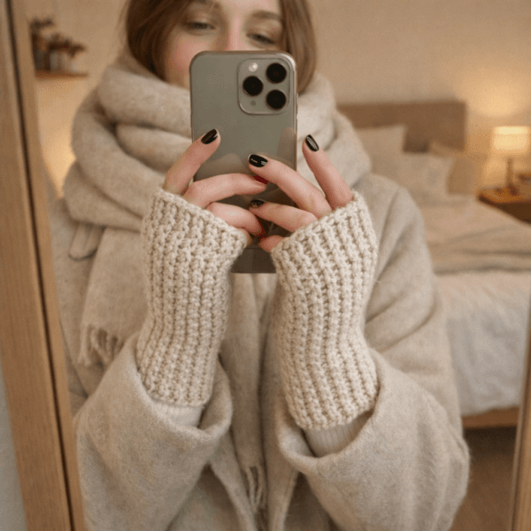 Crochet Fingerless Gloves Pattern PDF
