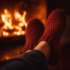 Easy Crochet Slippers Pattern PDF – Beginner Friendly House Slippers Tutorial (Multiple Sizes)
