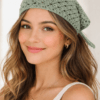 Crochet Bandana Pattern PDF – Beginner-Friendly Triangle Headscarf Ebook