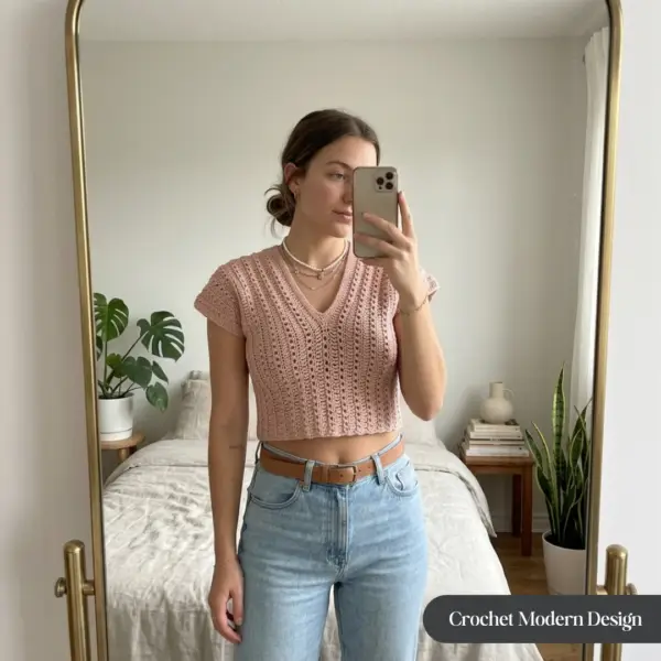 8 The Beginner Top – Easy Crochet Top Pattern (PDF)