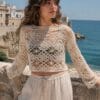 13 Floral Lace Summer Sweater Crochet Pattern (PDF)