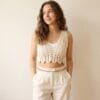 easy crochet top pattern · v-stitch