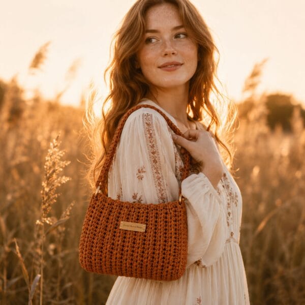 Modern Mini Handbag Crochet Pattern (PDF)
