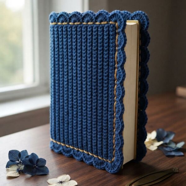1 Crochet Book Cover Pattern (PDF) – Beginner-Friendly, Fits Any Book