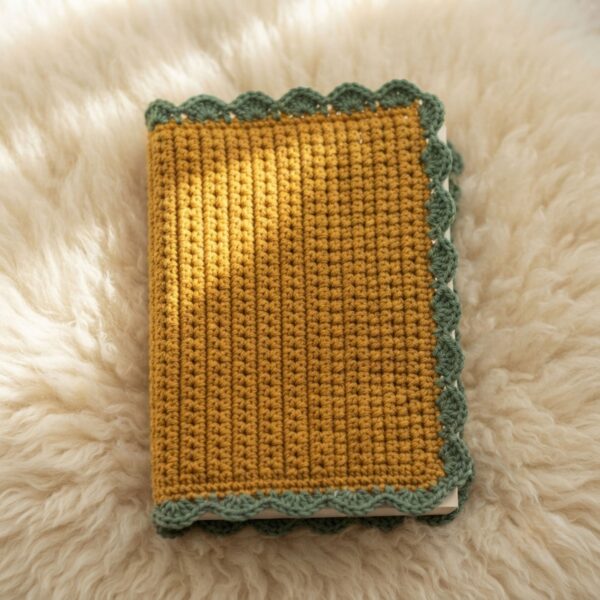 10 Crochet Book Cover Pattern (PDF) – Beginner-Friendly, Fits Any Book