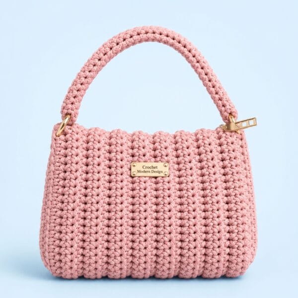 Modern Mini Handbag Crochet Pattern (PDF)