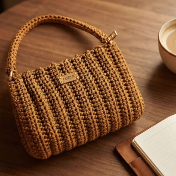 Modern Mini Handbag Crochet Pattern (PDF)