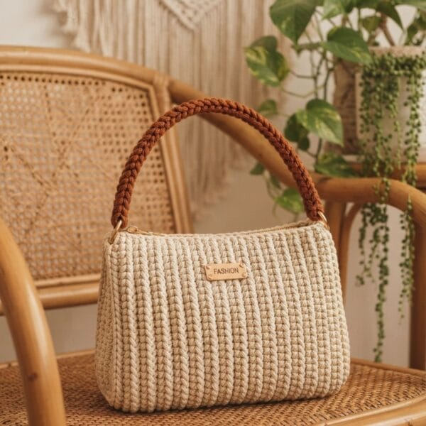 Modern Mini Handbag Crochet Pattern (PDF)