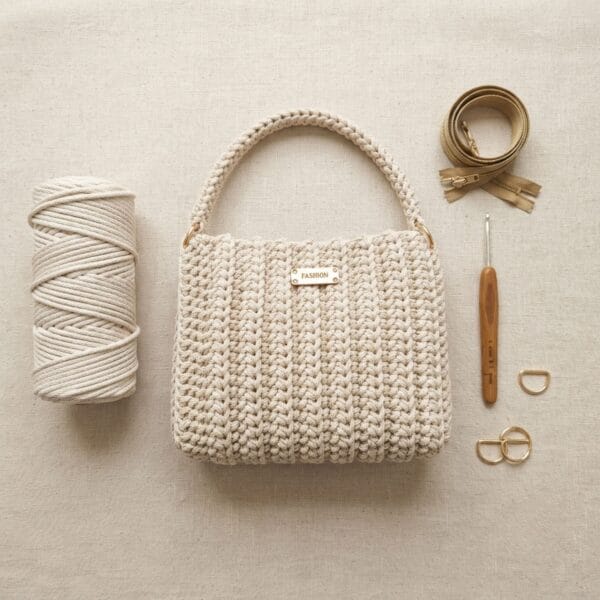 Modern Mini Handbag Crochet Pattern (PDF)