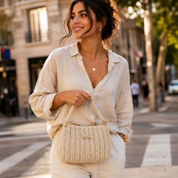 Modern Mini Handbag Crochet Pattern (PDF)