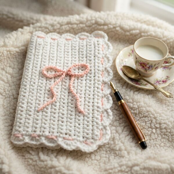 4 Crochet Book Cover Pattern (PDF) – Beginner-Friendly, Fits Any Book
