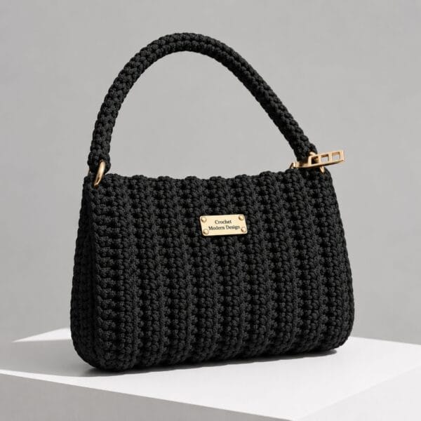 Modern Mini Handbag Crochet Pattern (PDF)