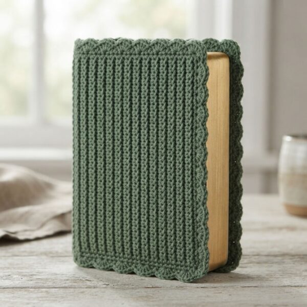 7 Crochet Book Cover Pattern (PDF) – Beginner-Friendly, Fits Any Book
