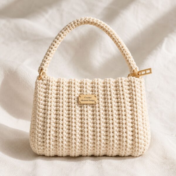 Modern Mini Handbag Crochet Pattern (PDF)