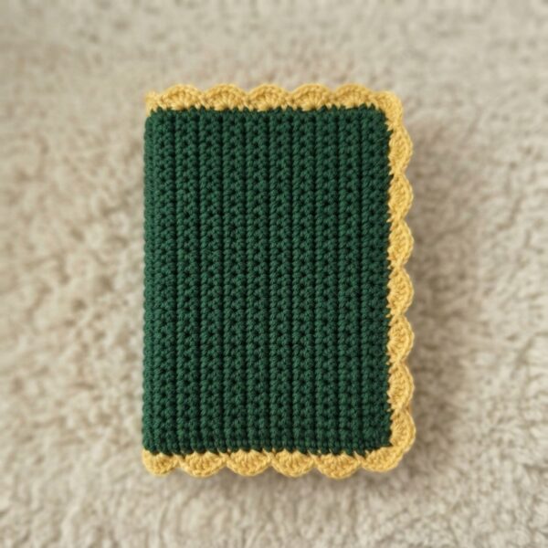 8 Crochet Book Cover Pattern (PDF) – Beginner-Friendly, Fits Any Book