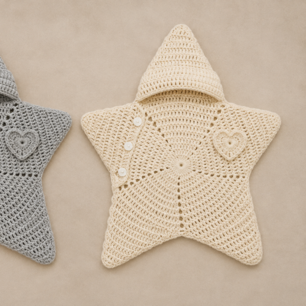 crochet baby star blanket