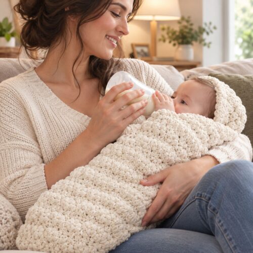 Crochet baby cocoon pattern